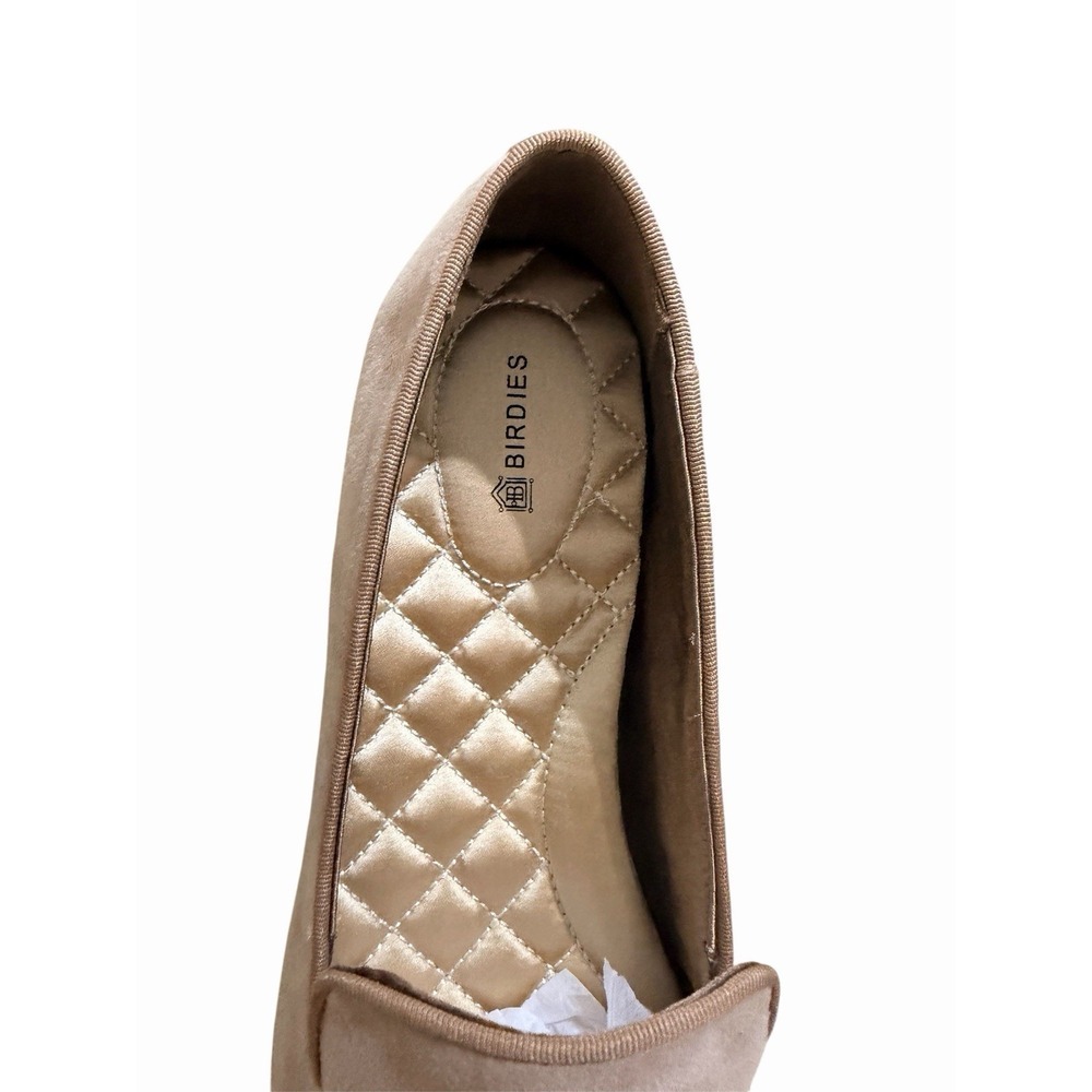 Birdies The New Starling Slipper Latte Suede Flats Minimalist Women's Size 9 - Picture 4 of 7